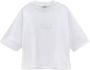 Woolrich Casual Katoenen T-shirt voor vrouwen White Dames - Thumbnail 3