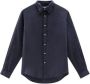 Woolrich Casual overhemd Blauw Heren - Thumbnail 1
