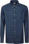 Woolrich Denim Chambray Overhemd voor Heren Blauw Heren - Thumbnail 1