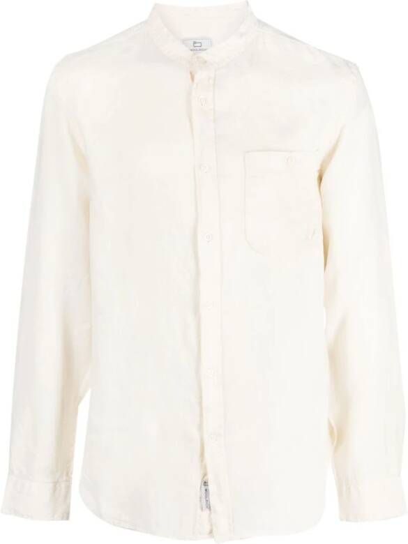Woolrich Casual Overhemd Update White Heren