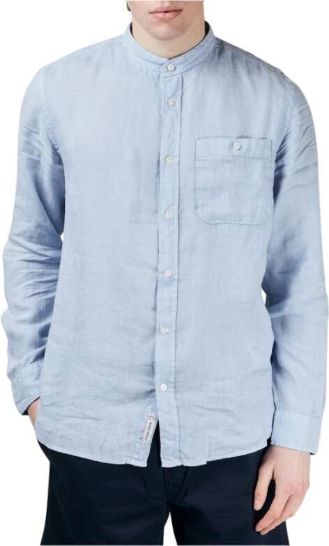 Woolrich Casual Shirts Blauw Heren