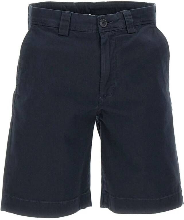 Woolrich Casual korte broek Blauw Heren
