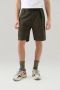 Woolrich Groene Casual Shorts Green Heren - Thumbnail 3