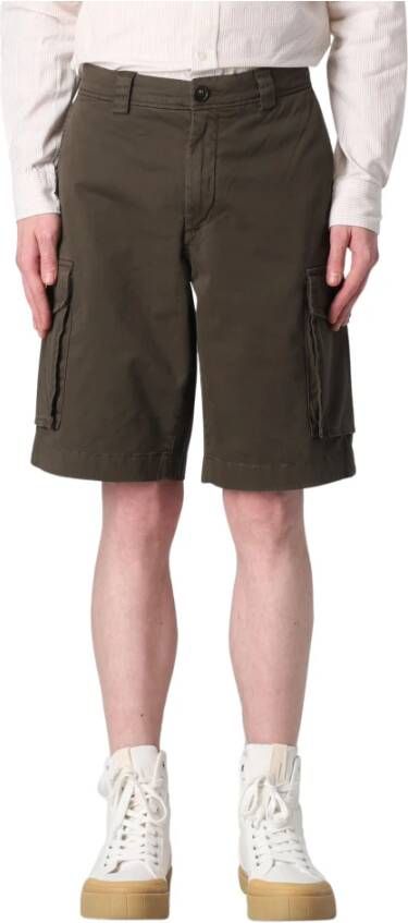 Woolrich Groene katoenen cargoshorts Groen Heren