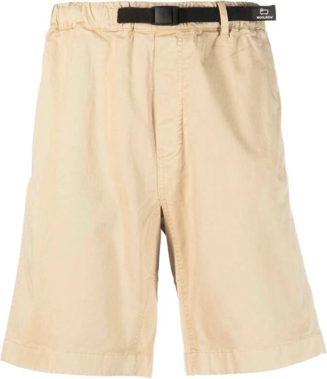 Woolrich Casual shorts voor mannen Beige Heren