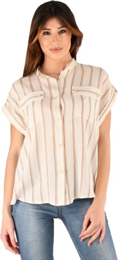 Woolrich Cfwwsi0114Frut2942-8679 Shirt Blouse Wit Dames