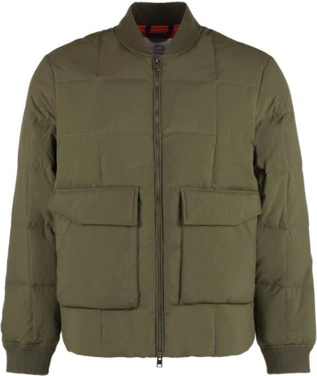Woolrich Clothing's Bomber jackets Groen Heren