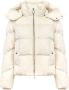 Woolrich Beige Donsjas met Afneembare Capuchon White Dames - Thumbnail 1