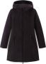 Woolrich Firth Dames Parka met Rubberen Logo Zwart Dames - Thumbnail 1