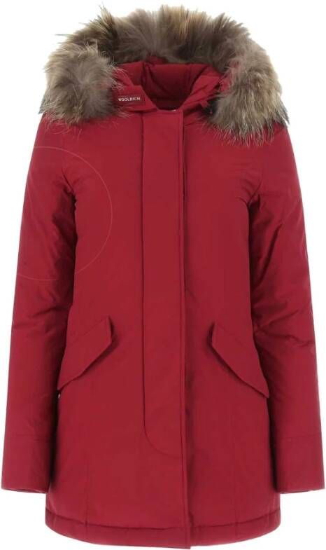 Woolrich Winterjas voor dames Blijf warm en stijlvol Rood Dames