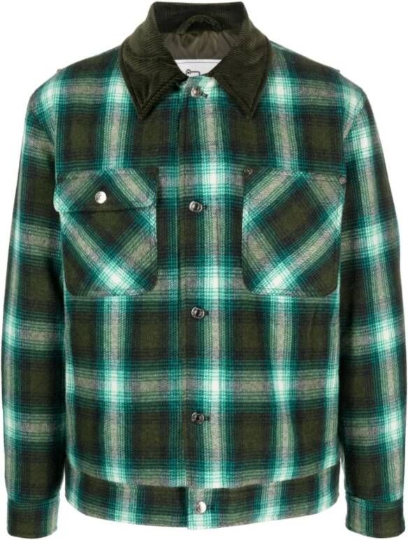 Woolrich Groene Parka Jas Stijlvol en veelzijdig Groen Heren