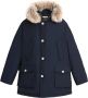 Woolrich Heren Arctic Parka met Afneembare Bontkraag Melton Blue Blauw Heren - Thumbnail 5