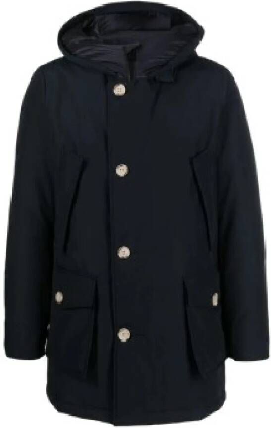 Woolrich Heren Parka Jas Warm en Stijlvol Blauw Heren