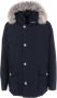 Woolrich Heren Technische Jas met Afneembare Bontkraag Blauw Heren - Thumbnail 1