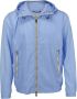 Woolrich Stijlvolle Blauwe Crinkle Windbreaker Jas Blauw Heren - Thumbnail 1