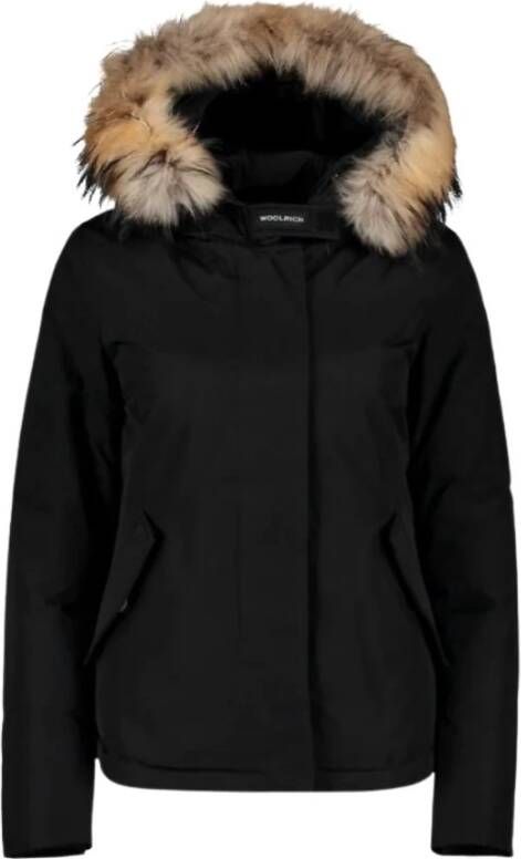 Woolrich Zwarte waterafstotende jas Model: Cfwwou0548Frut0001.Blk Zwart Dames