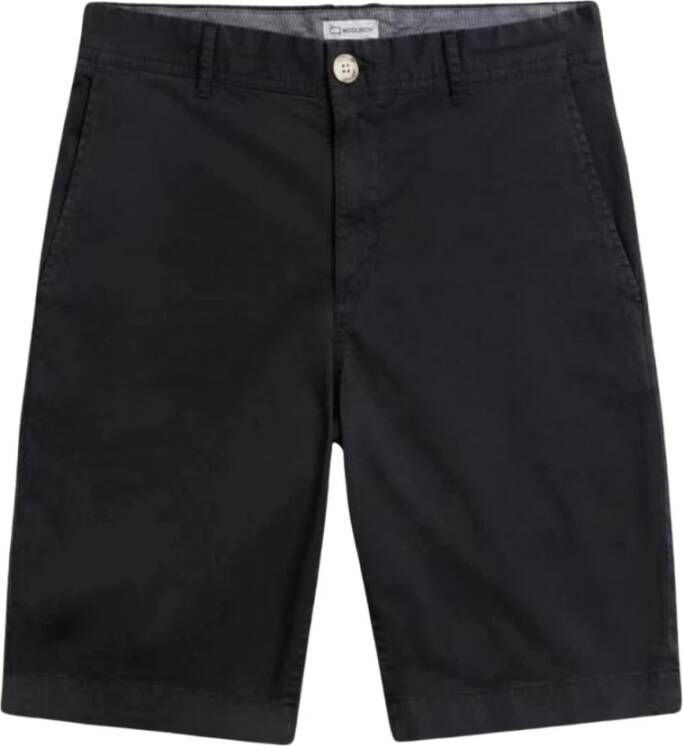 Woolrich Katoenen Bermuda Shorts voor Heren met Zakken Blauw Heren