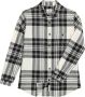 Woolrich Klassiek Geruite Flanellen Overhemd White Dames - Thumbnail 1
