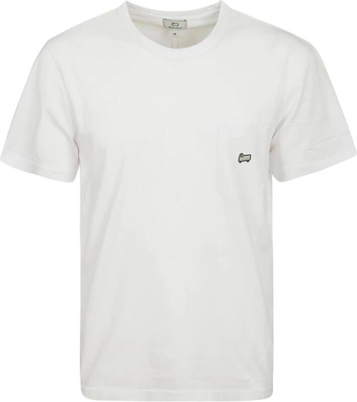 Woolrich Klassieke Zak T-shirt White Heren