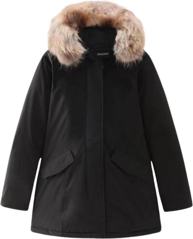 Woolrich Luxe Arctic Raccoon Parka Zwart Dames