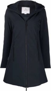 Woolrich Padded Hooded Parka Coat Blauw Dames