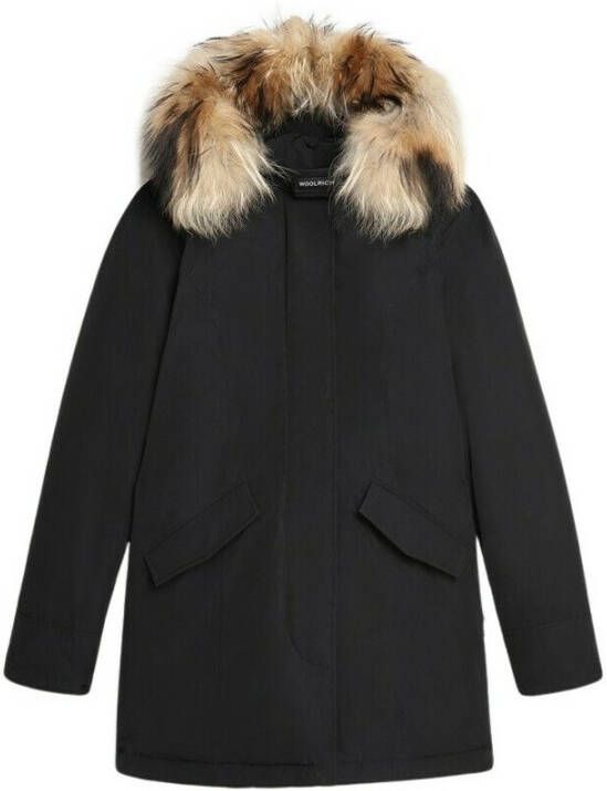 Woolrich Luxury Arctic Raccoon Parka Black Dames