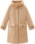Woolrich Gerecyclede Wol 2-in-1 Parka Brown Dames - Thumbnail 1