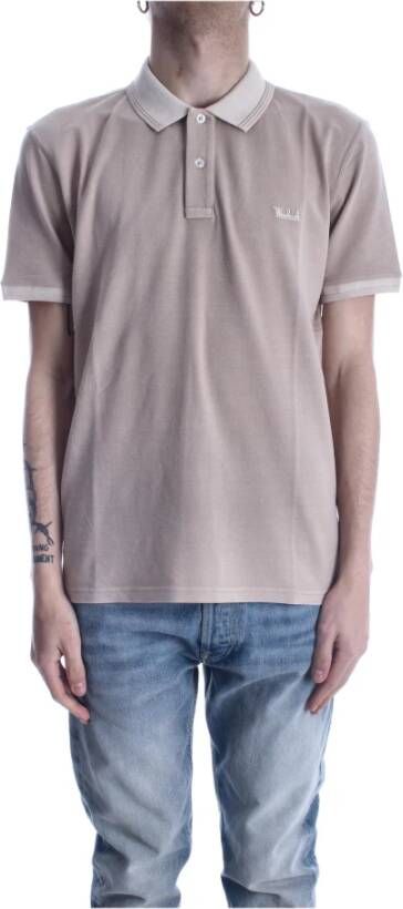 Woolrich Polo Zand Cfwopo0035Mrut1483 4377 Beige Heren