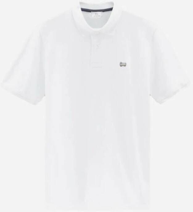 Woolrich Polo Shirts Wit Heren