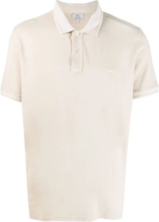 Woolrich Poloshirt Beige Heren
