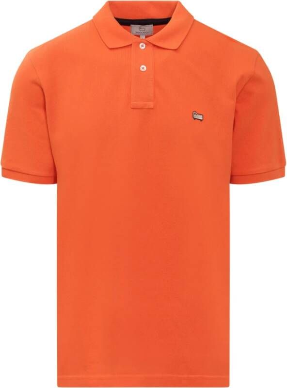 Woolrich Poloshirt Oranje Heren