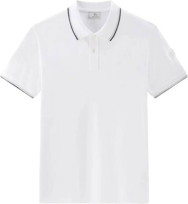 Woolrich Polo Shirt White Heren