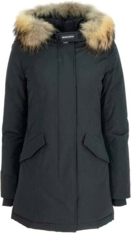 Woolrich Arctic Parka met Afneembare Bontkraag Black Dames