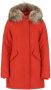 Woolrich Rode Nylon Donsjas Klassieke Stijl Rood Dames - Thumbnail 1