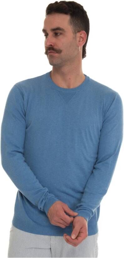 Woolrich Round-neck pullover Blauw Heren