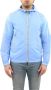 Woolrich Stijlvolle Blauwe Crinkle Windbreaker Jas Blauw Heren - Thumbnail 3