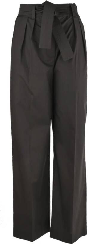 Woolrich Straight Trousers Zwart Dames