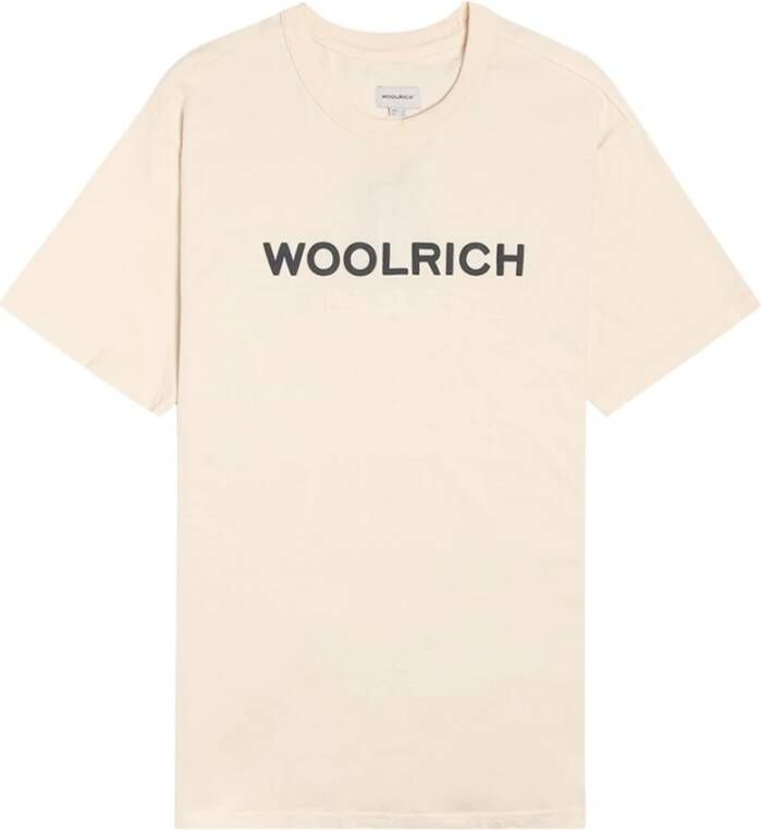 Woolrich T-shirt Beige Heren