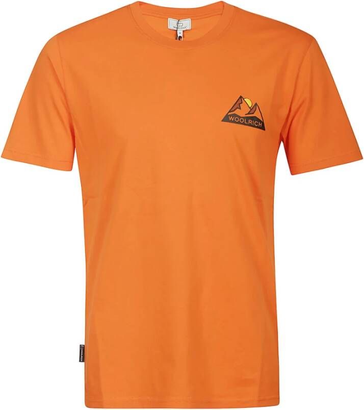 Woolrich T-shirt Oranje Heren