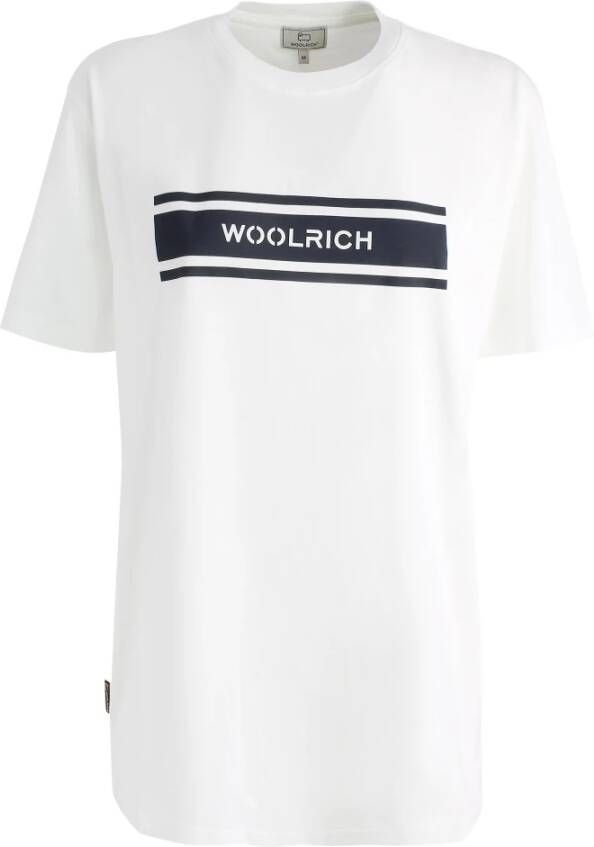 Woolrich T-shirt White Dames