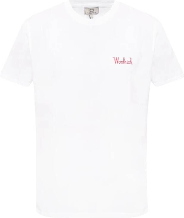 Woolrich T-shirt White Heren
