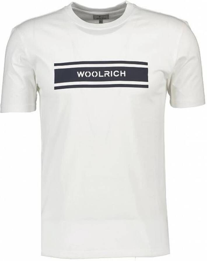Woolrich T-shirt Wit Heren