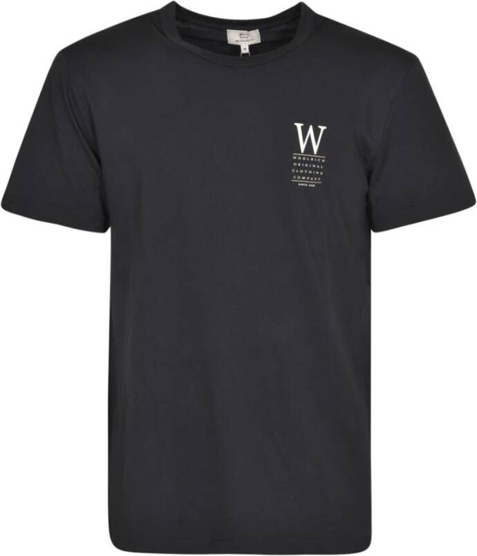 Woolrich Shirt & Tops Donkerblauw Cfwote0097Mrut2926 3989 Blauw Heren