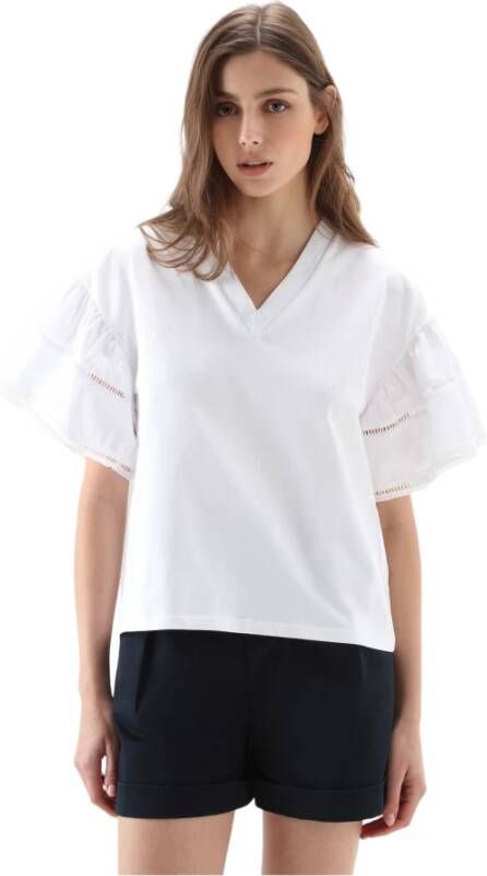 Woolrich T-Shirts Wit Dames