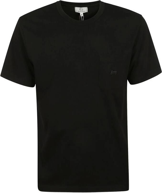 Woolrich T-Shirts Zwart Heren