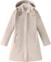 Woolrich Tech Softshell Bruine Trenchcoat Beige Dames - Thumbnail 1