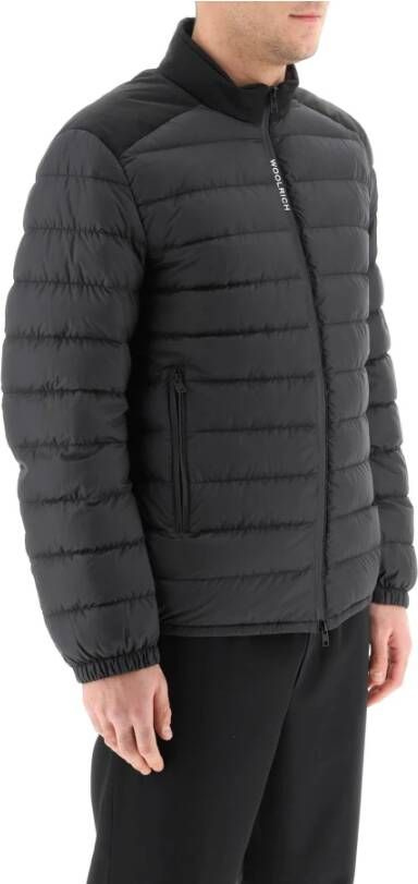 Woolrich Stijlvol Zwart Tech Jack Black Heren