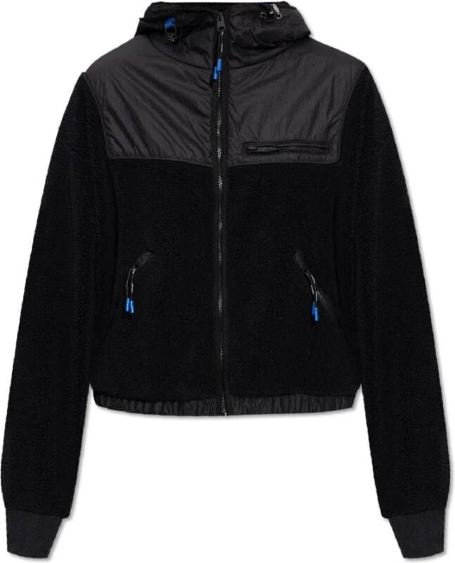 Woolrich Teddy-hoodie Zwart Dames