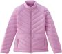 Woolrich Chevron Gewatteerde Korte Jas Purple Dames - Thumbnail 1
