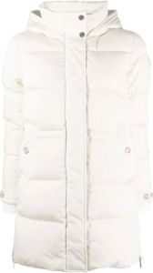 Woolrich White Coats White Wit Dames